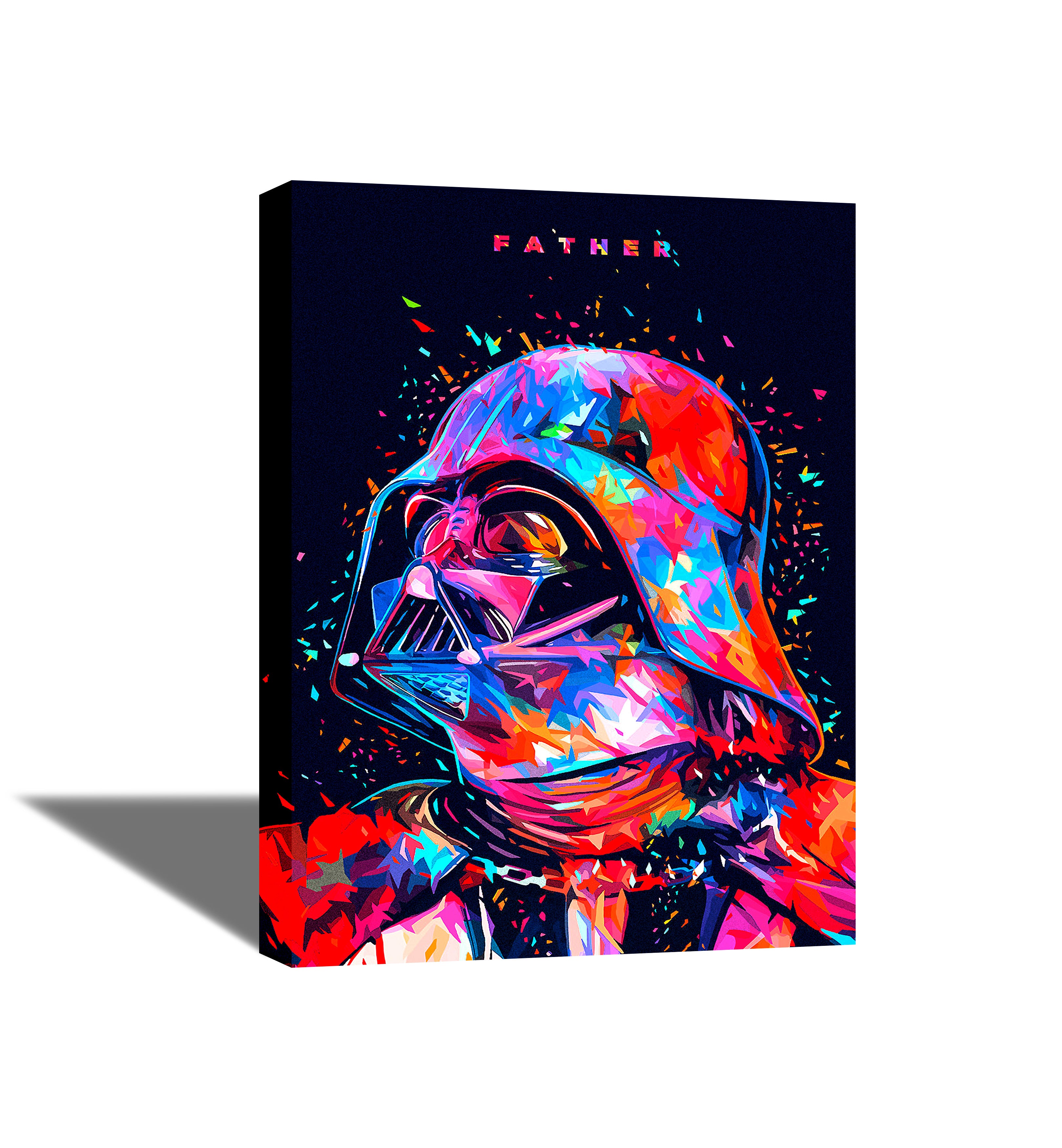 Darth Vader - Canvas Painting - Framed