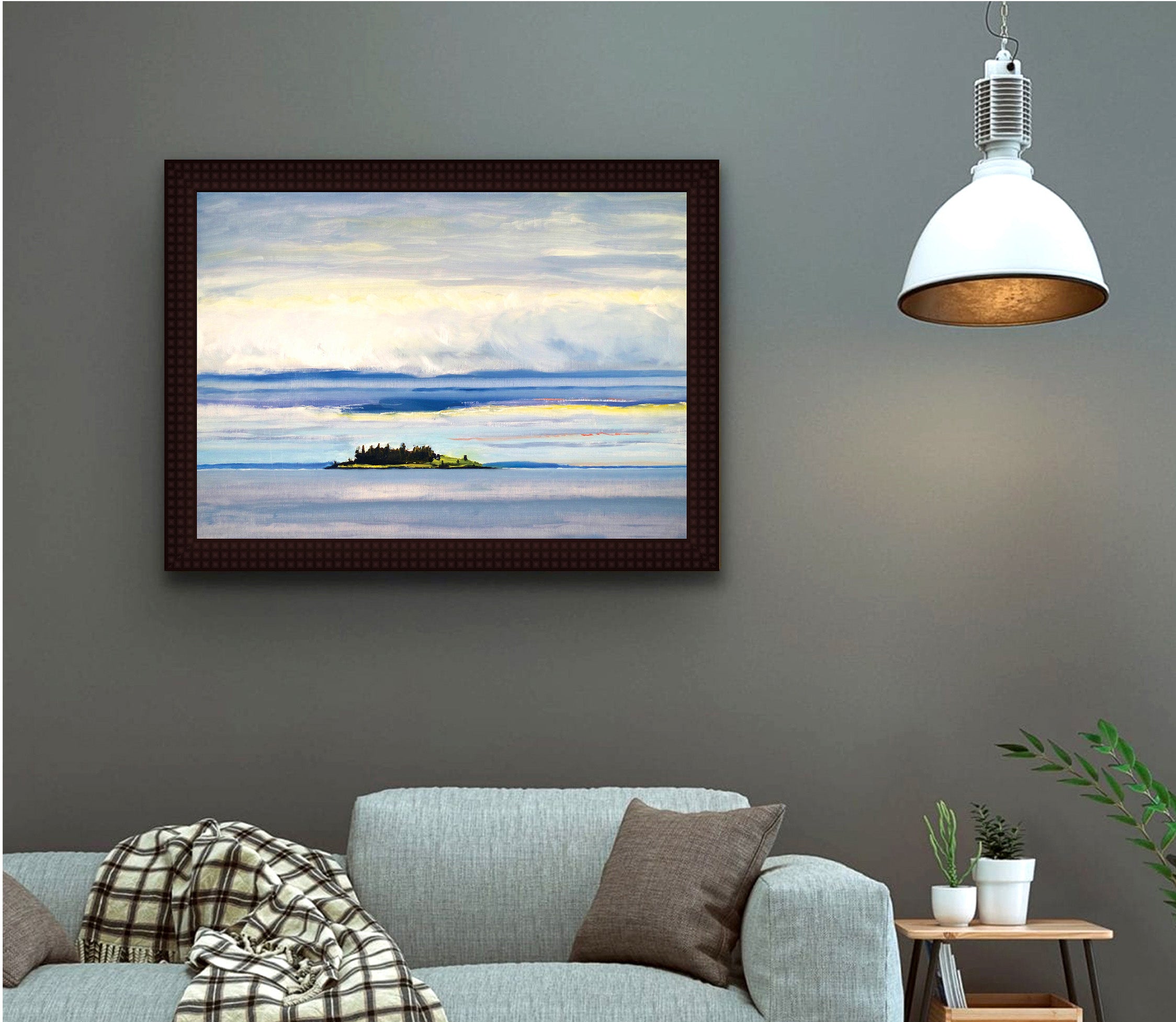 Dream Island- Canvas Painting - Framed