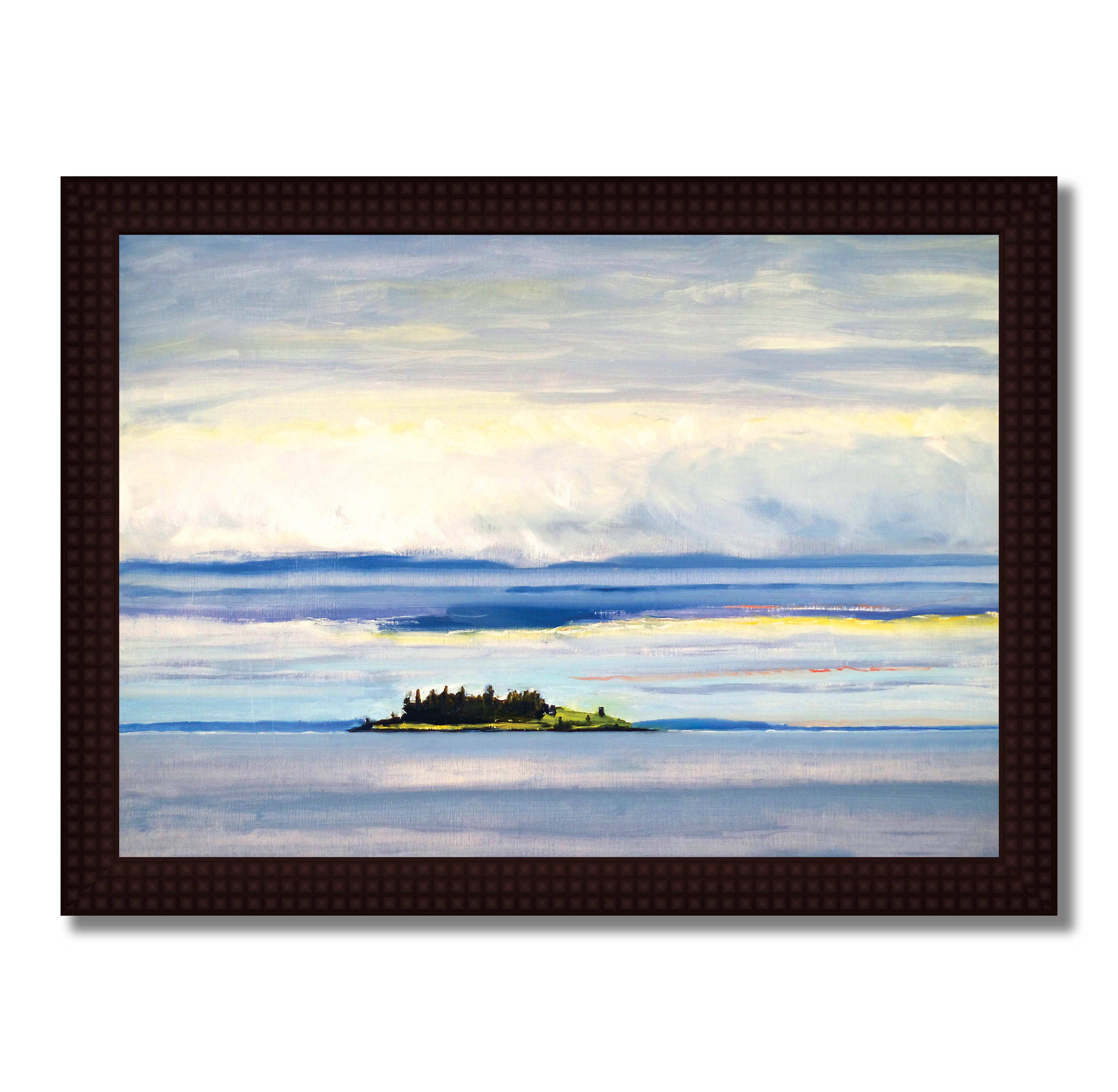 Dream Island- Canvas Painting - Framed