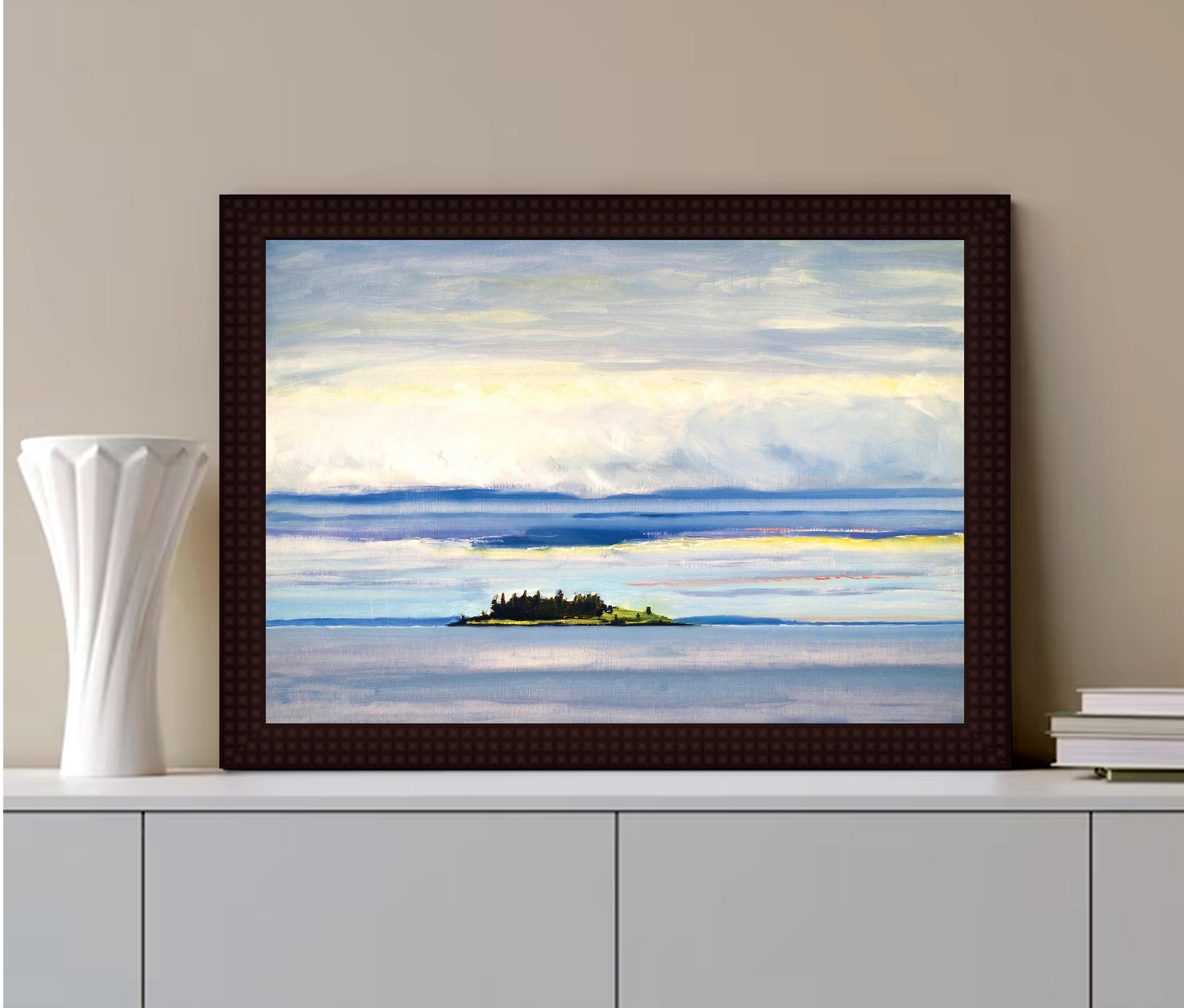 Dream Island- Canvas Painting - Framed