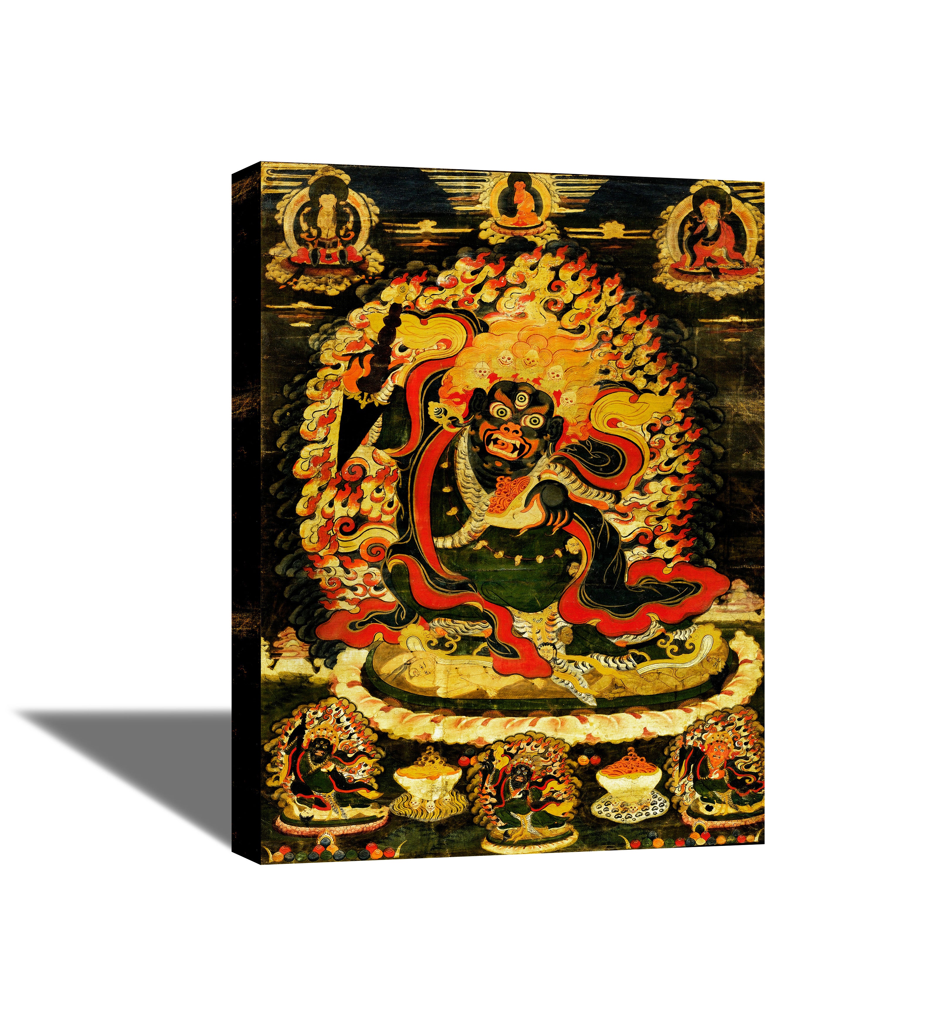 Vajrabhairava - Canvas Painting - Framed