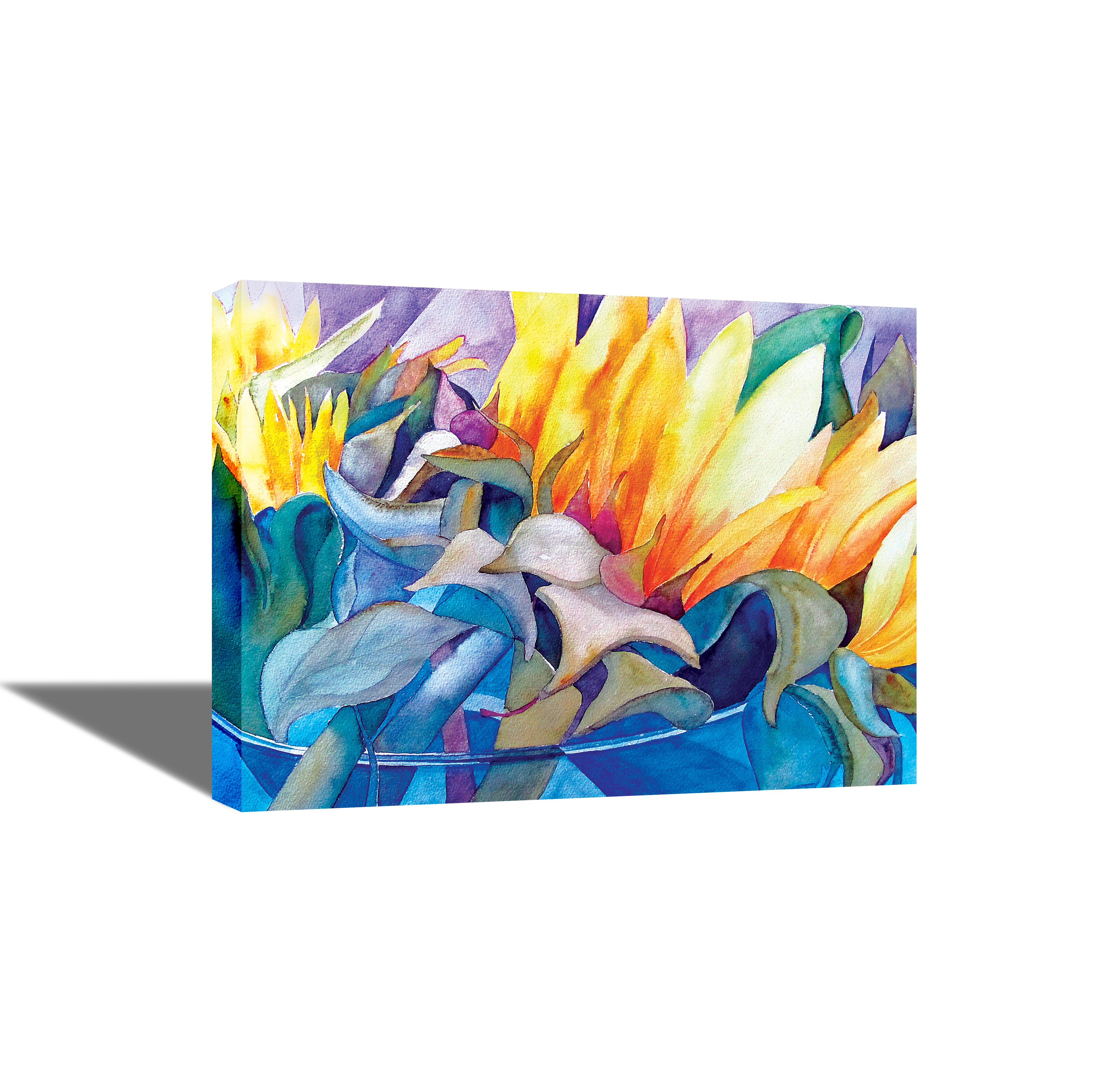 Beautiful Flower - Canvas Painting - Framed