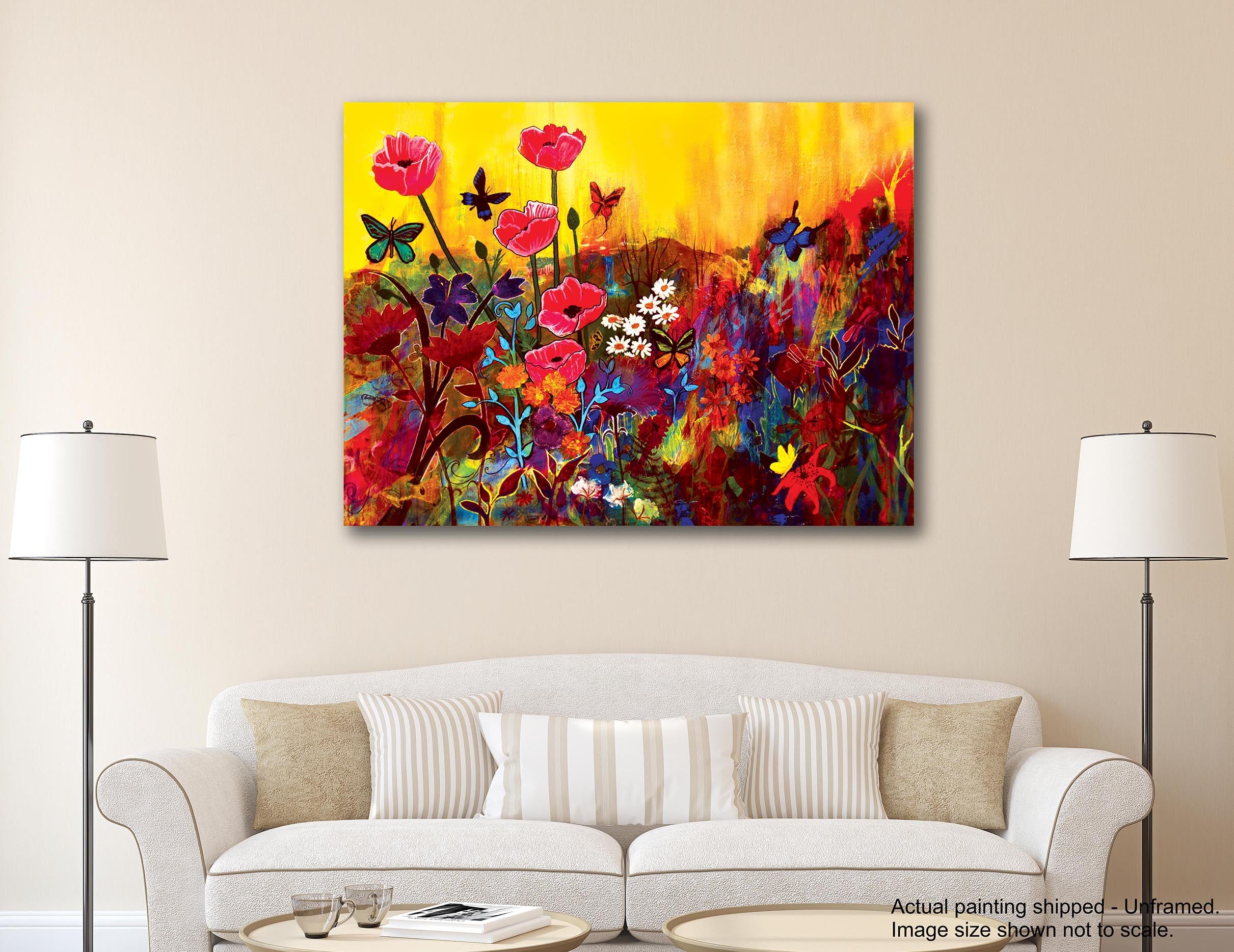 Garden - Unframed Canvas Painting