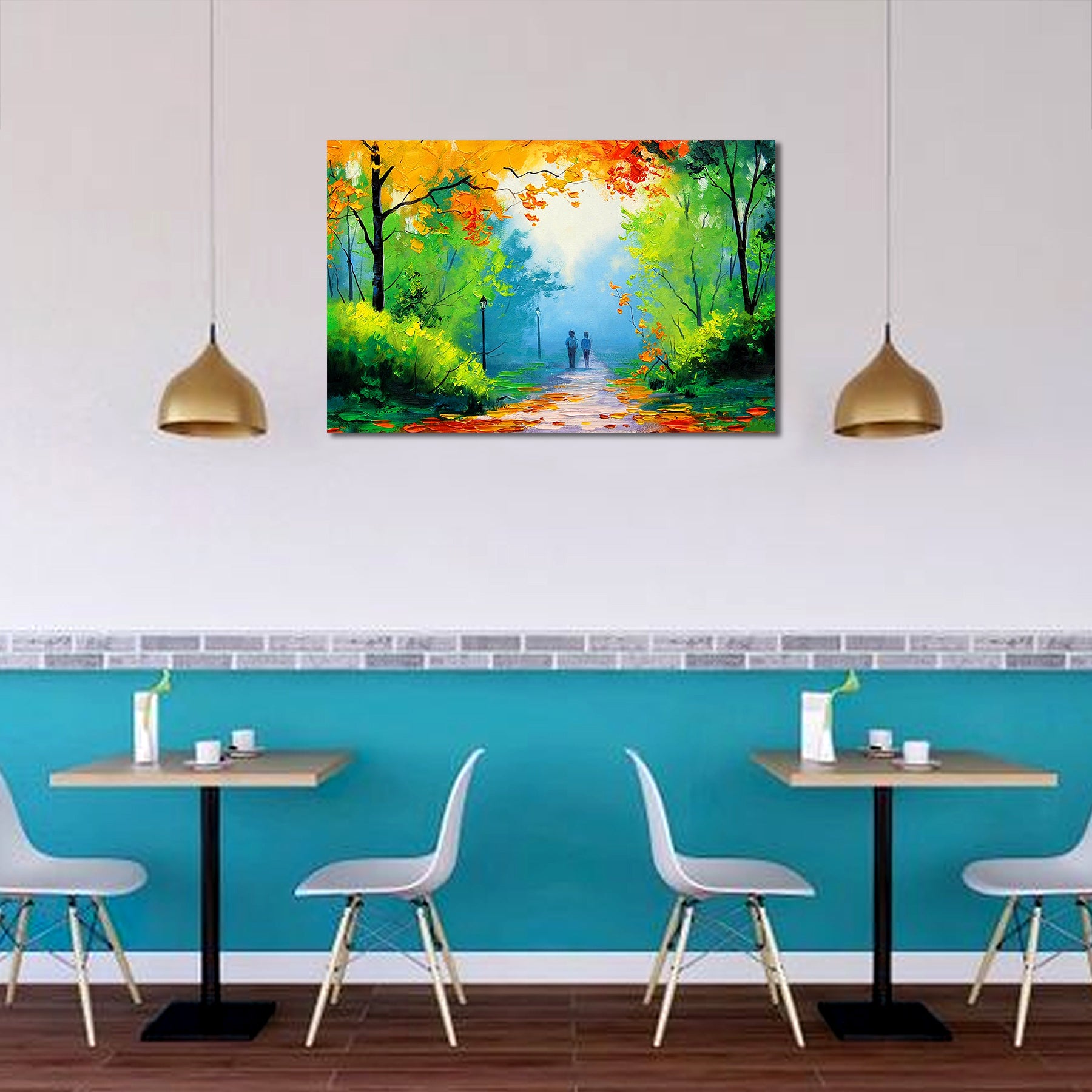 Colorful Sunrise - Unframed Canvas Painting