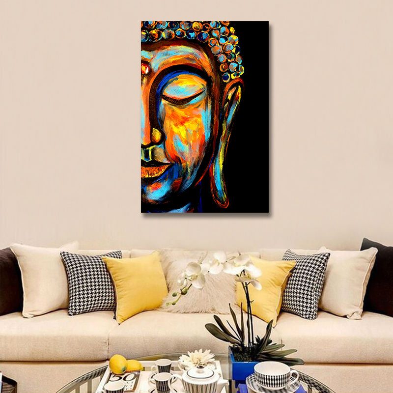 in Search of Buddha - Unframed Canvas Painting