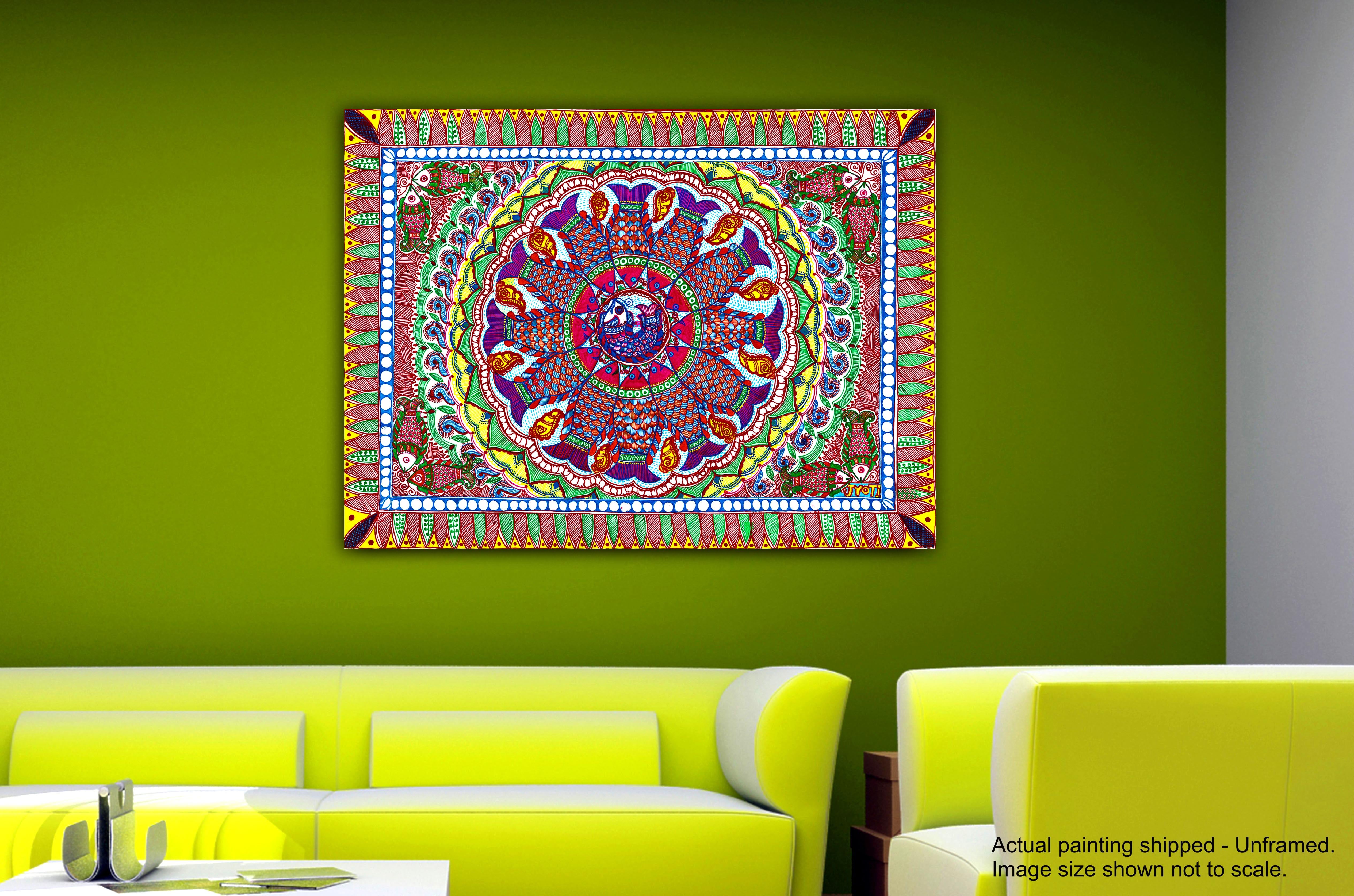 Colourful Day - Unframed Canvas Painting