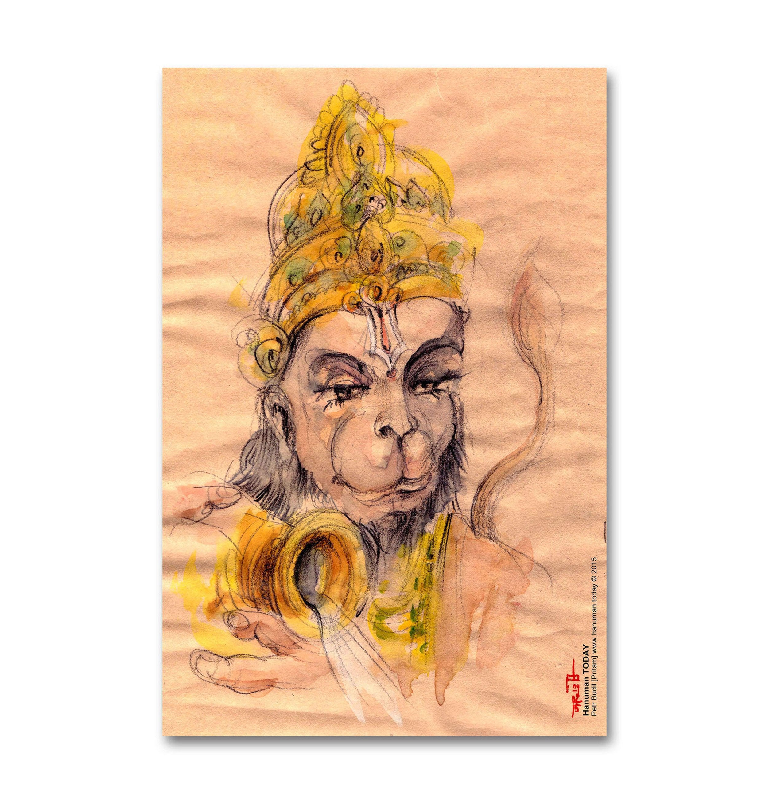 Image of Hanuman Indian Holy God Monkey Jayanti Temple  Illustration-HU346795-Picxy