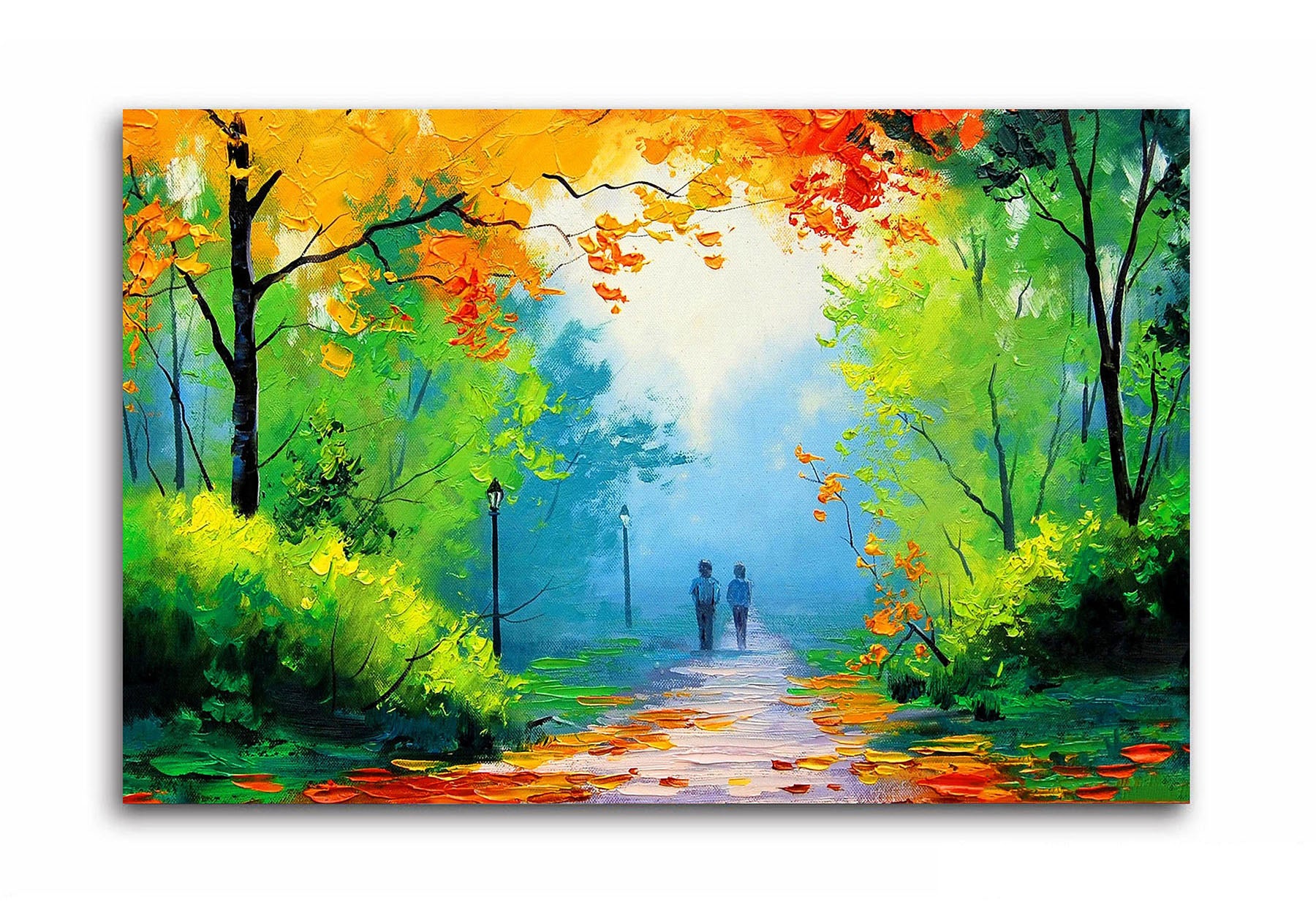 Colorful Sunrise - Unframed Canvas Painting