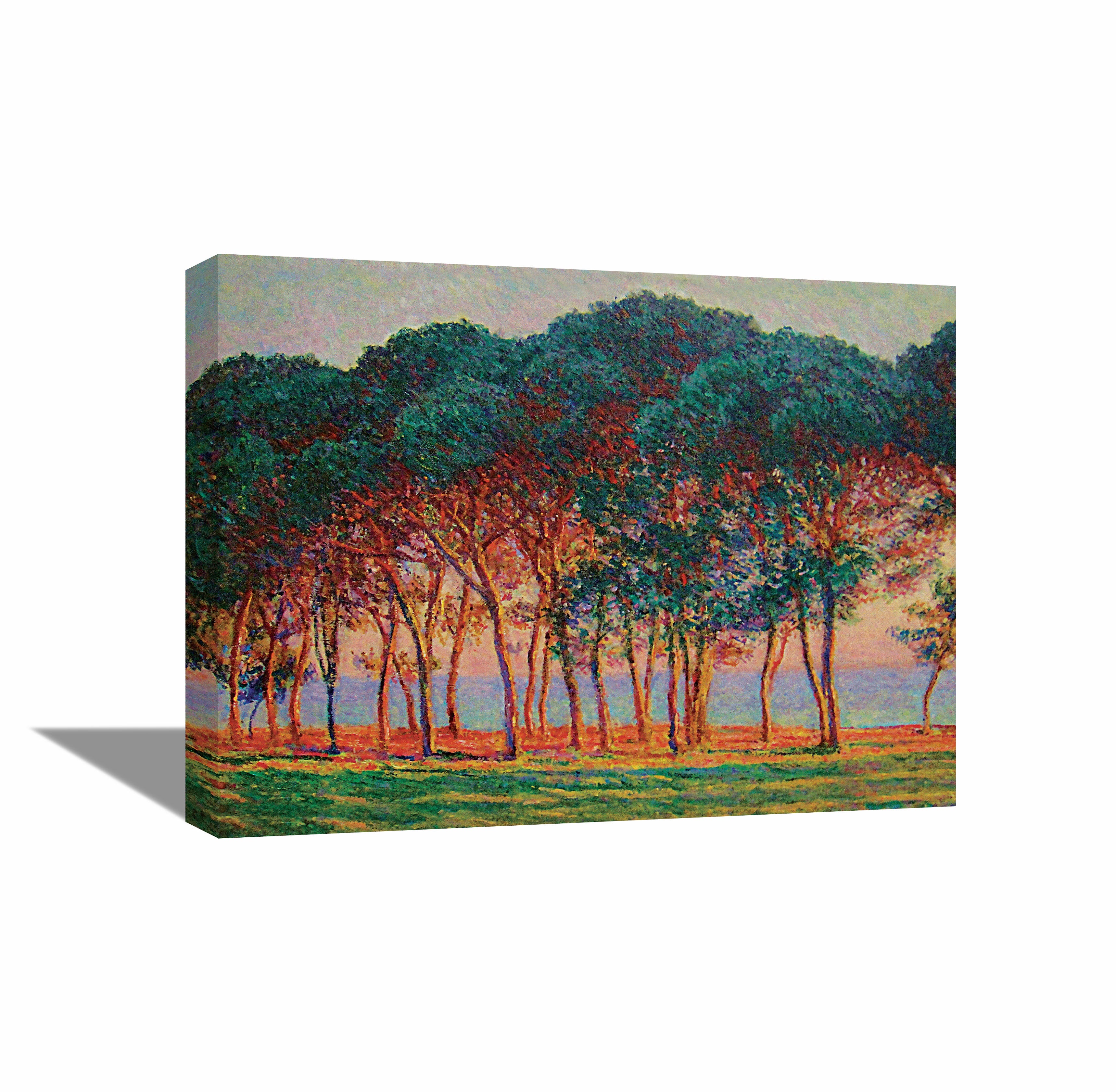 Unde The Pines - Canvas Painting - Framed