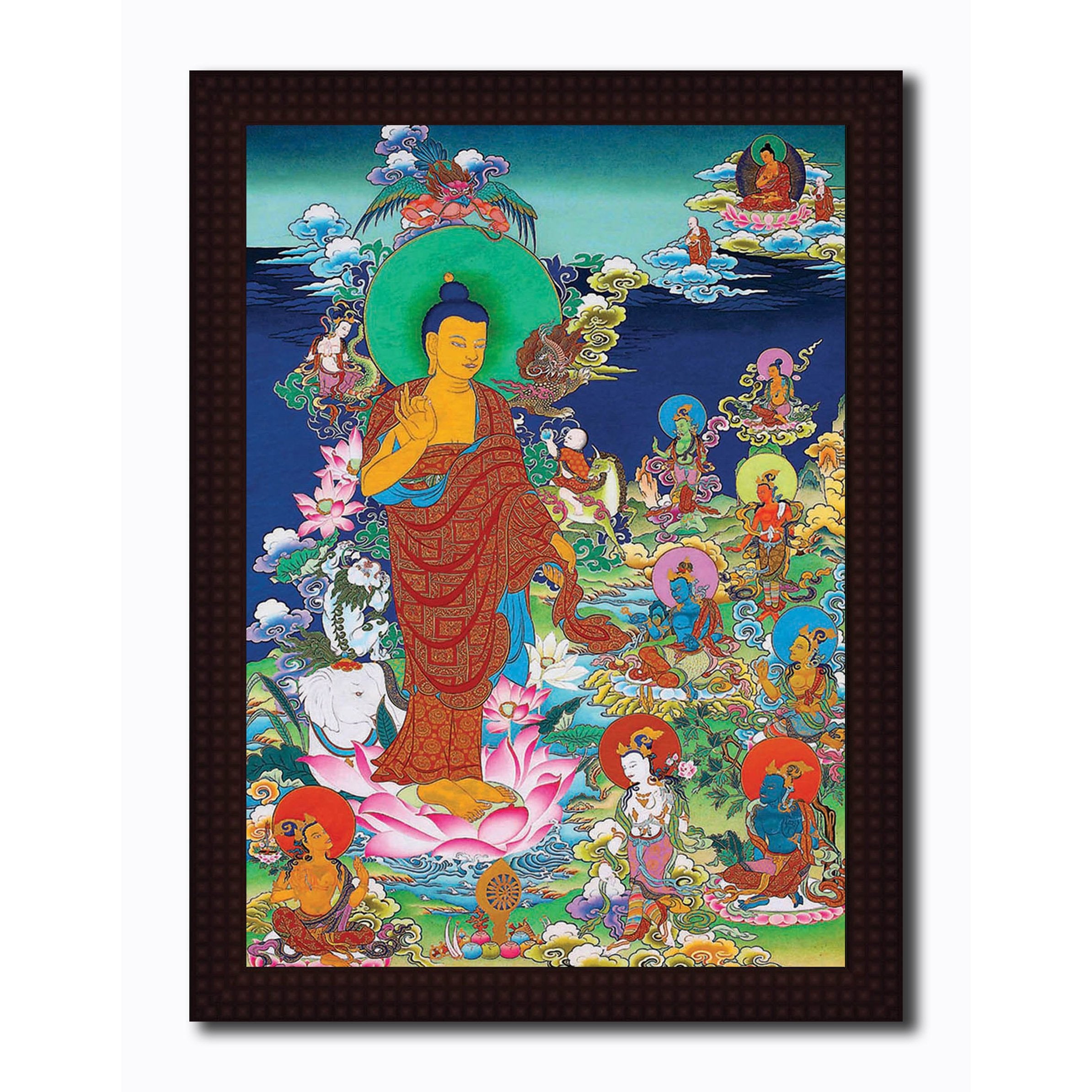 Lord Buddha on Lotus