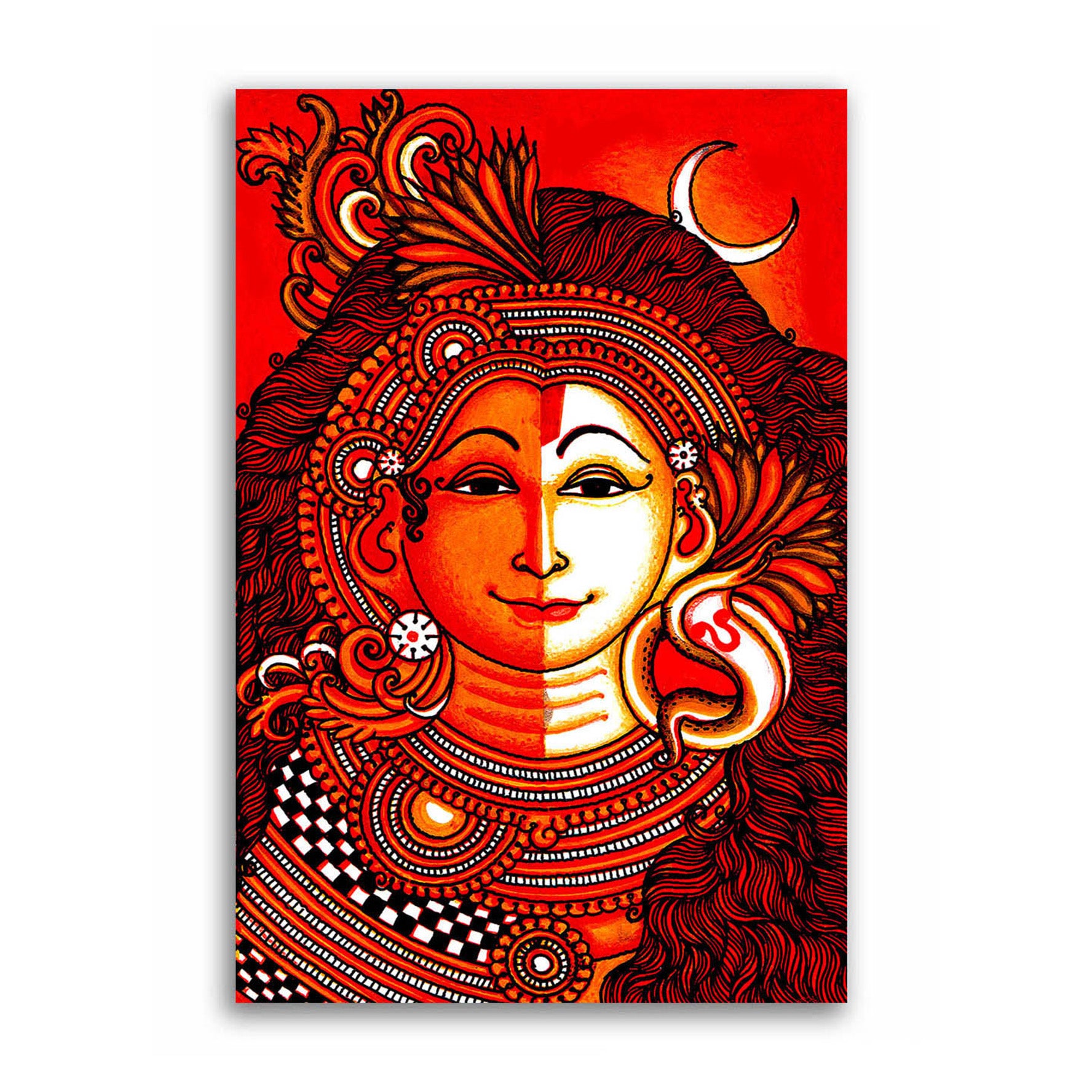 ShivaShakti | Shiva art, Lord shiva painting, Shiva shakti