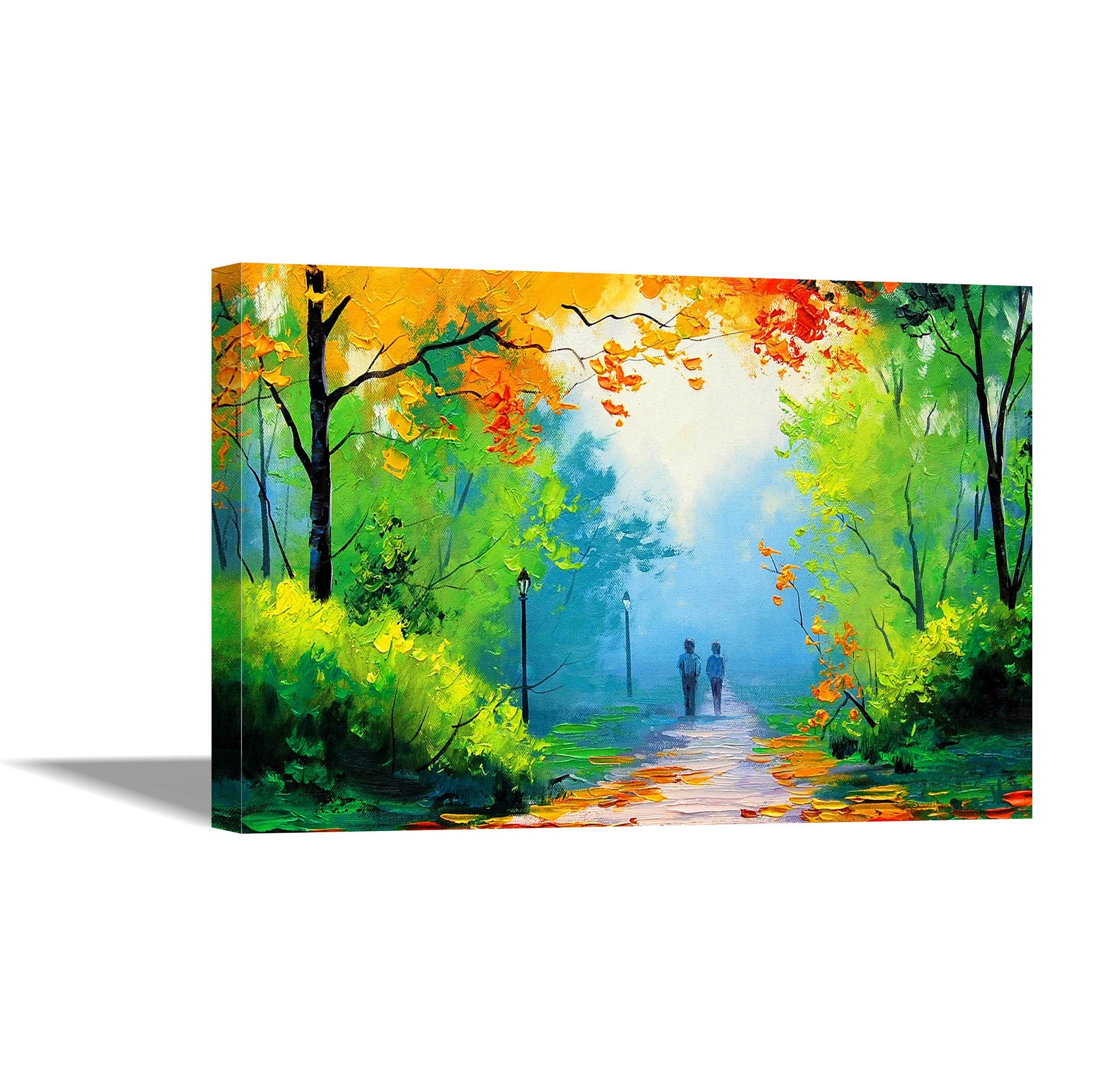 Colorful Sunrise - Canvas Painting - Framed